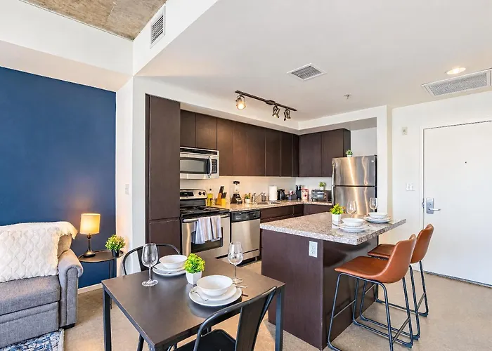 Apartamento Unique 1bd -central Downtown - Gym, Pool, Parking